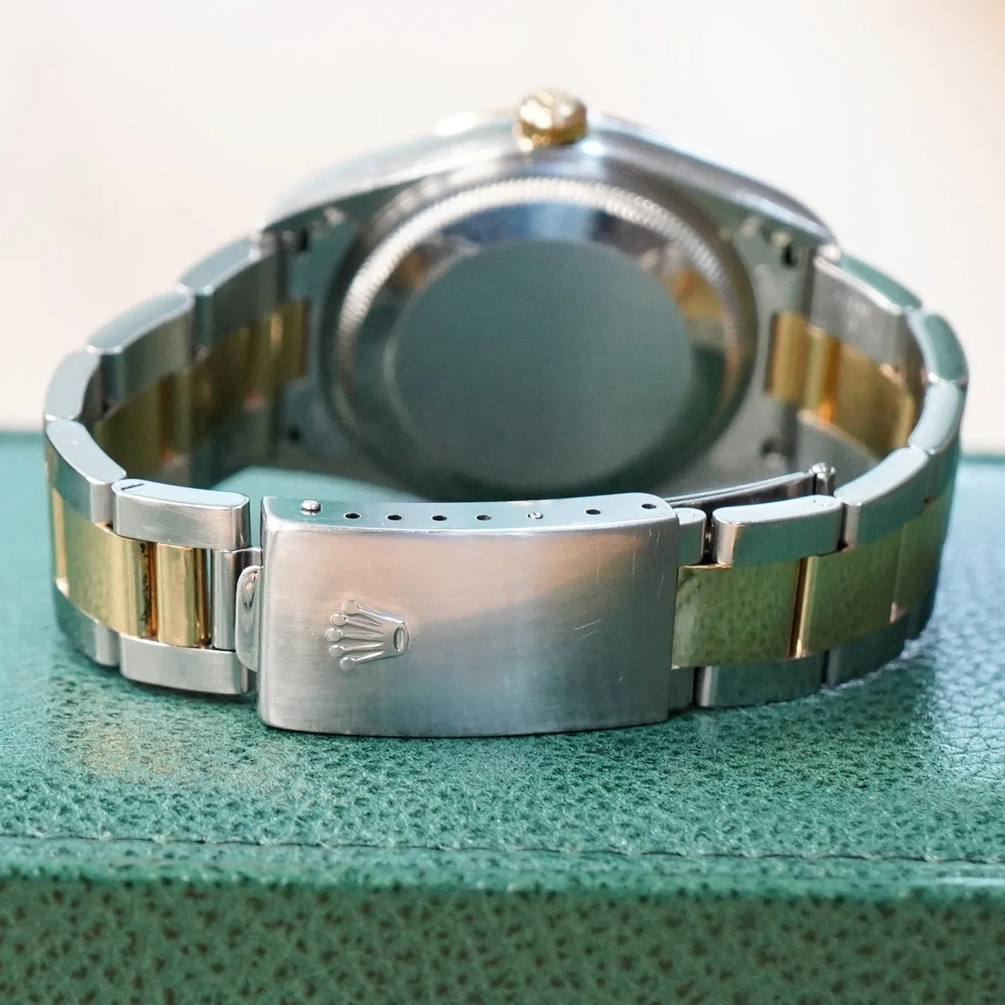 ROLEX Date 15203 34mm Automatic Watch Steel & 18K Gold - Double Box & Papers