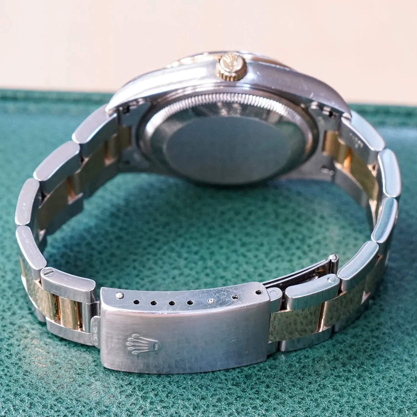 ROLEX Date 15203 34mm Automatic Watch Steel & 18K Gold - Double Box & Papers