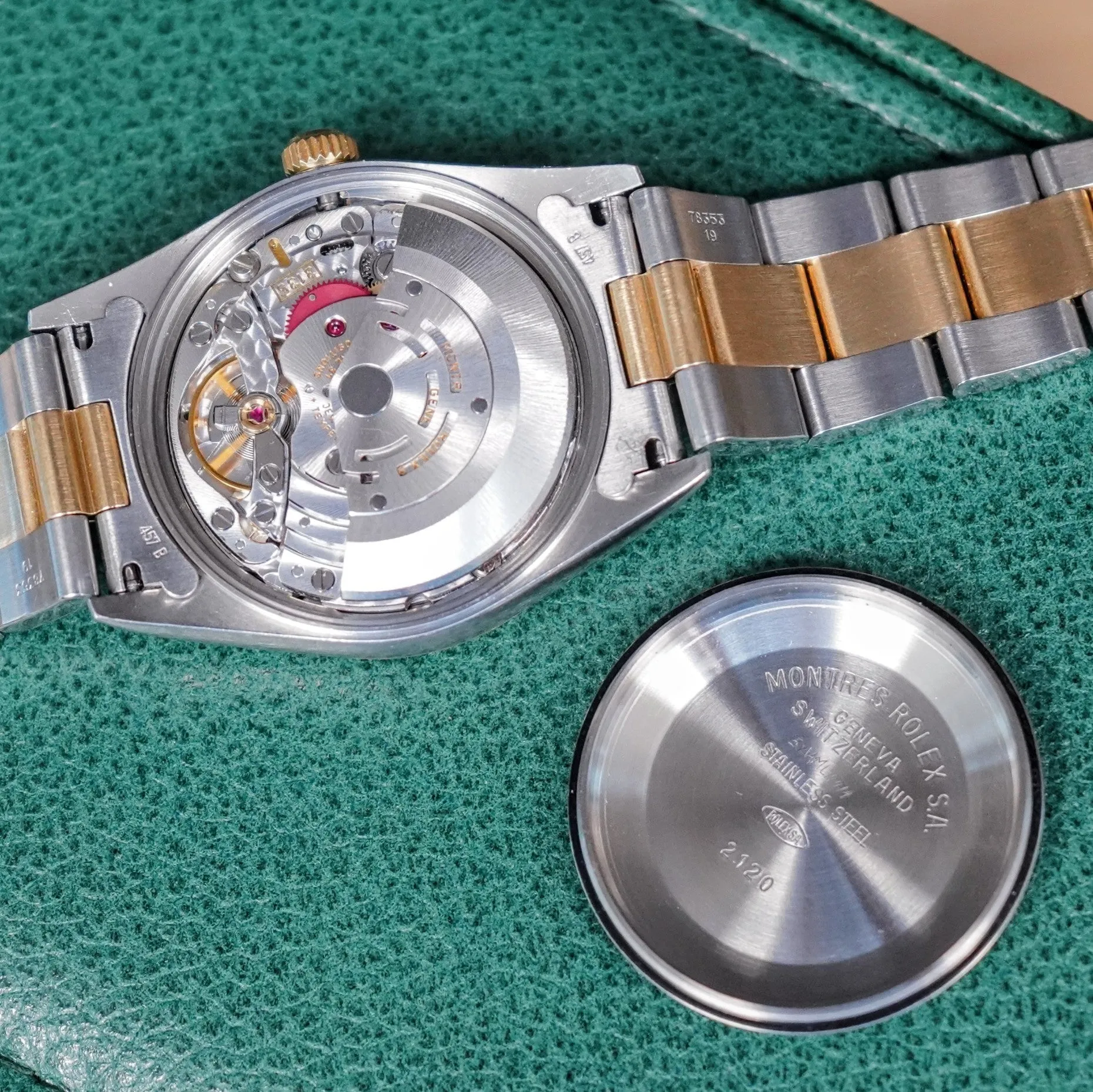 ROLEX Date 15203 34mm Automatic Watch Steel & 18K Gold - Double Box & Papers