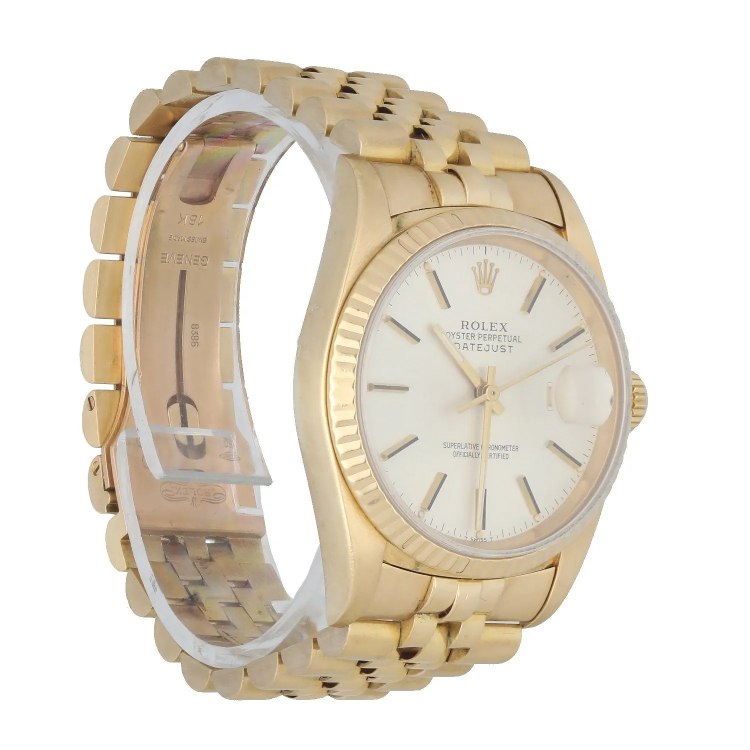 Rolex Datejust 16238 18k Yellow Gold Men's Watch