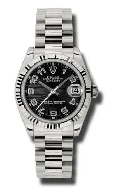Rolex - Datejust 31mm - Gold President White Gold - Fluted Bezel