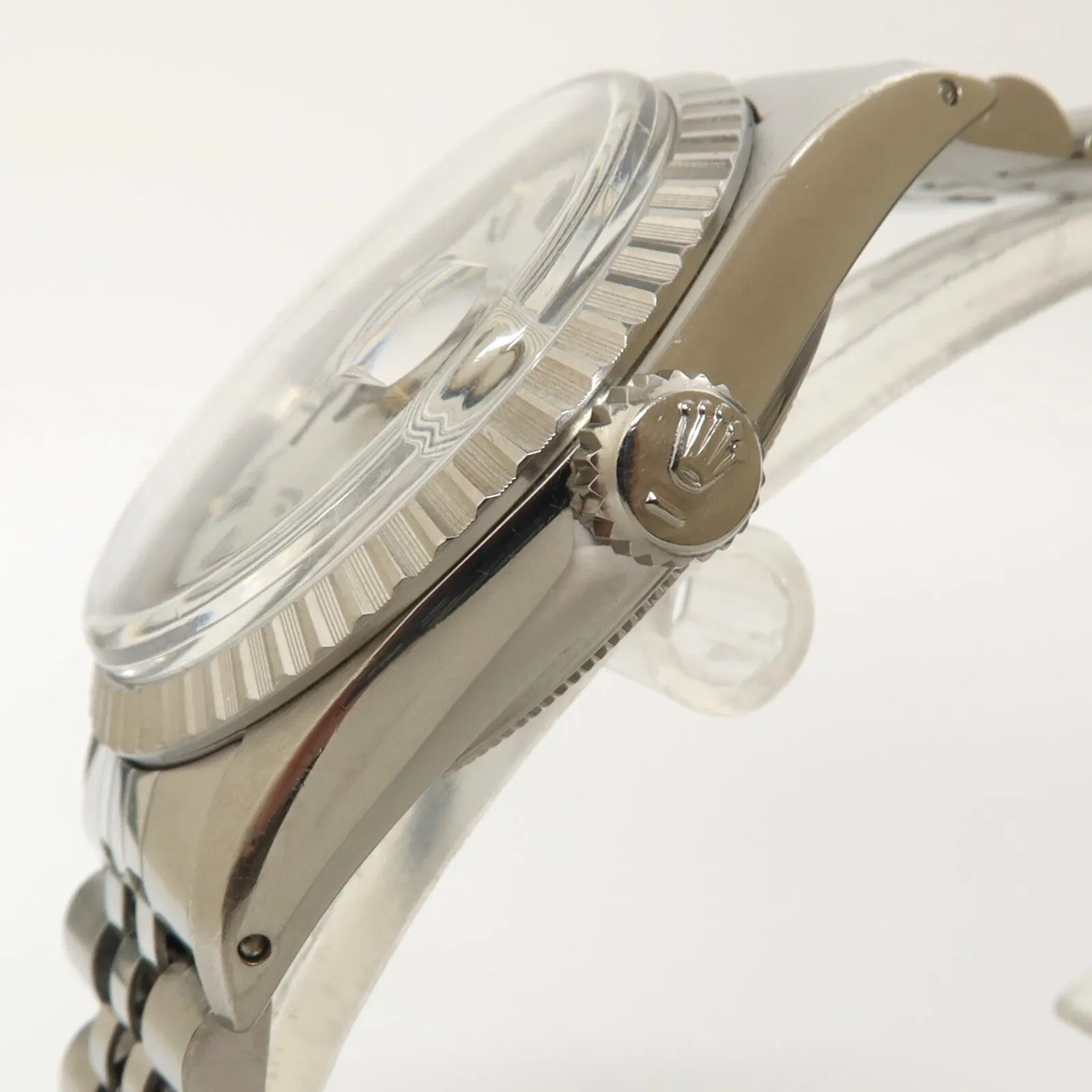 Rolex Datejust 36 White Roman "Buckley Dial" Stainless Steel Jubilee 16030