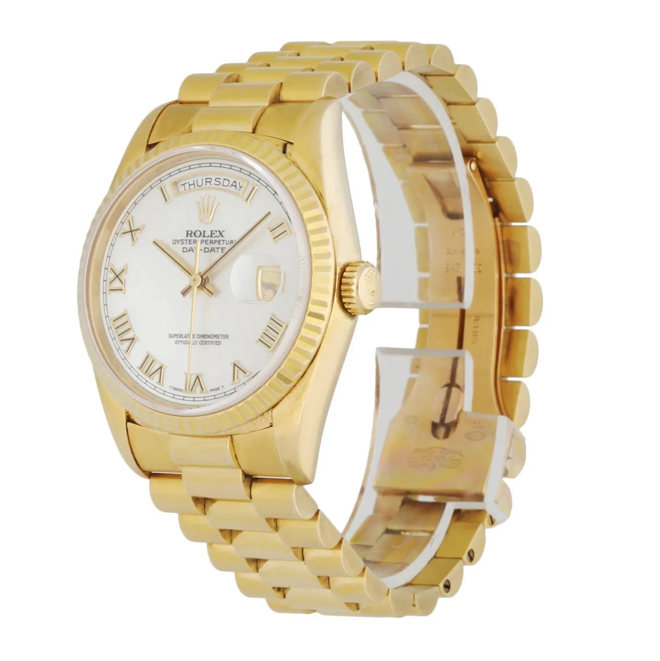 Rolex Day Date 18238 President MOP Papers Serial E298253