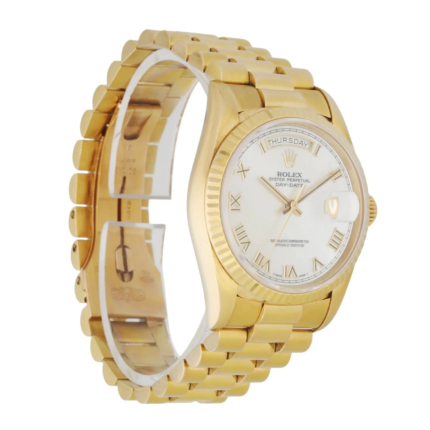 Rolex Day Date 18238 President MOP Papers Serial E298253