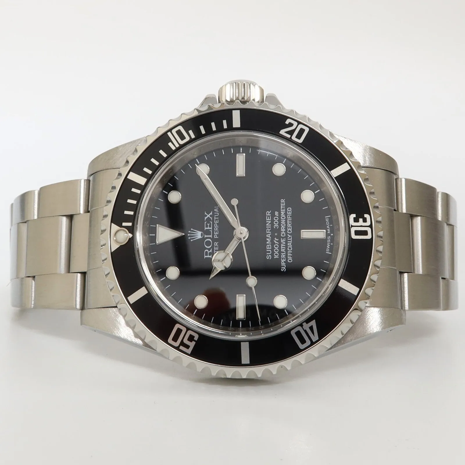 Rolex Submariner No-Date 4-Liner Black Dial 40MM Stainless Steel 14060M