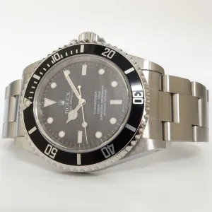 Rolex Submariner No-Date 4-Liner Black Dial 40MM Stainless Steel 14060M