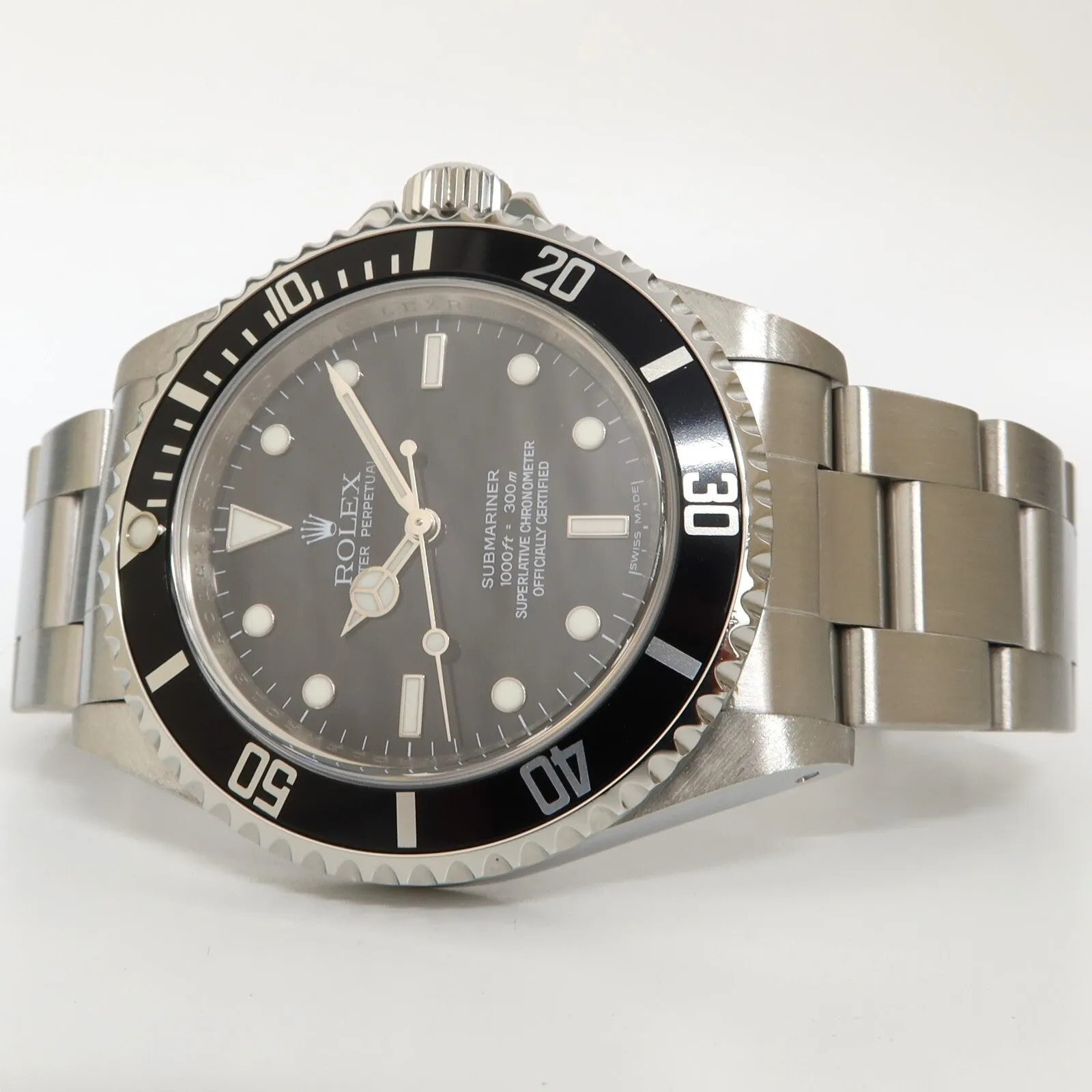 Rolex Submariner No-Date 4-Liner Black Dial 40MM Stainless Steel 14060M