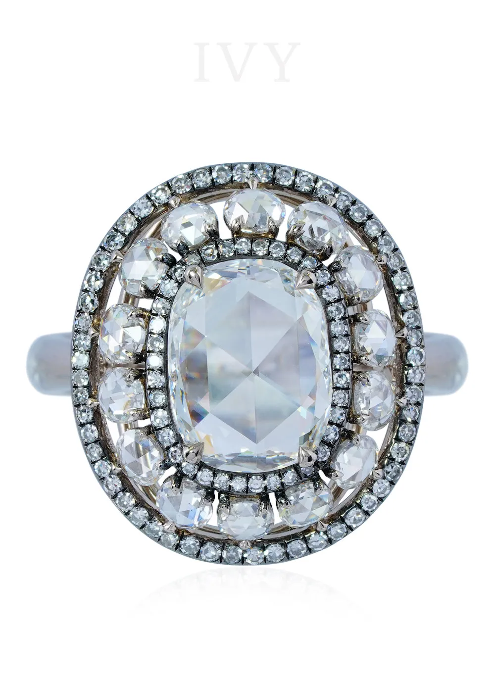 Rose-cut Diamond Ring