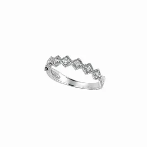ROSE GOLD DIAMOND STACK RING 14K GOLD (0.18 CTW)