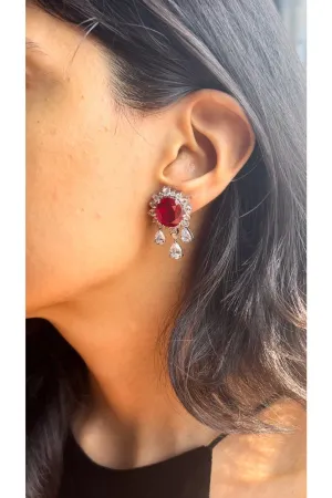 Ruby Rhapsody Earrings