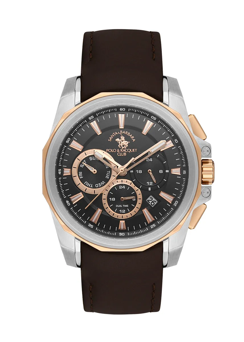 Santa barbara polo & racquet club Analog Black Dial Men's Watch-SB.1.10511-1