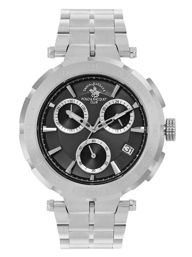 Santa barbara polo & racquet club Analog Black Dial Men's Watch-SB.1.10567-1