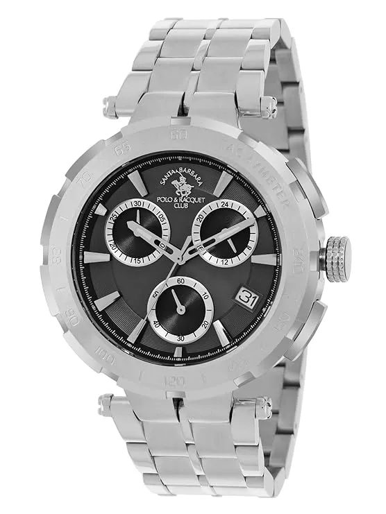Santa barbara polo & racquet club Analog Black Dial Men's Watch-SB.1.10567-1