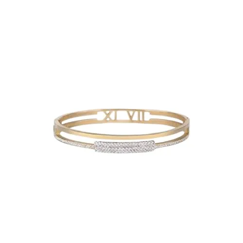 Santa Barbara Polo Yellow Gold Stainless Steel Bracelet For Women - SBJ.7.1065-2