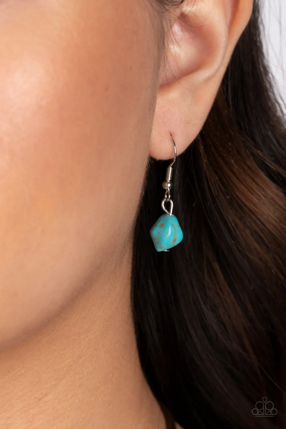 Santa Fe Sweetheart - Blue (Turquoise) Lanyard Necklace