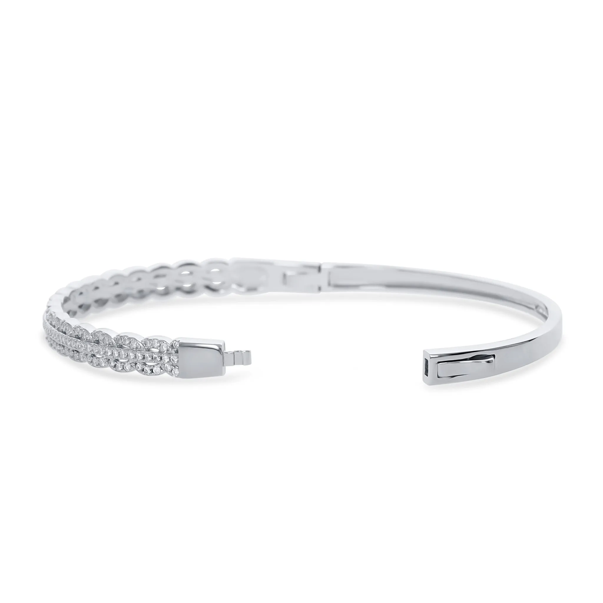 Scalloped Bangle Bracelet