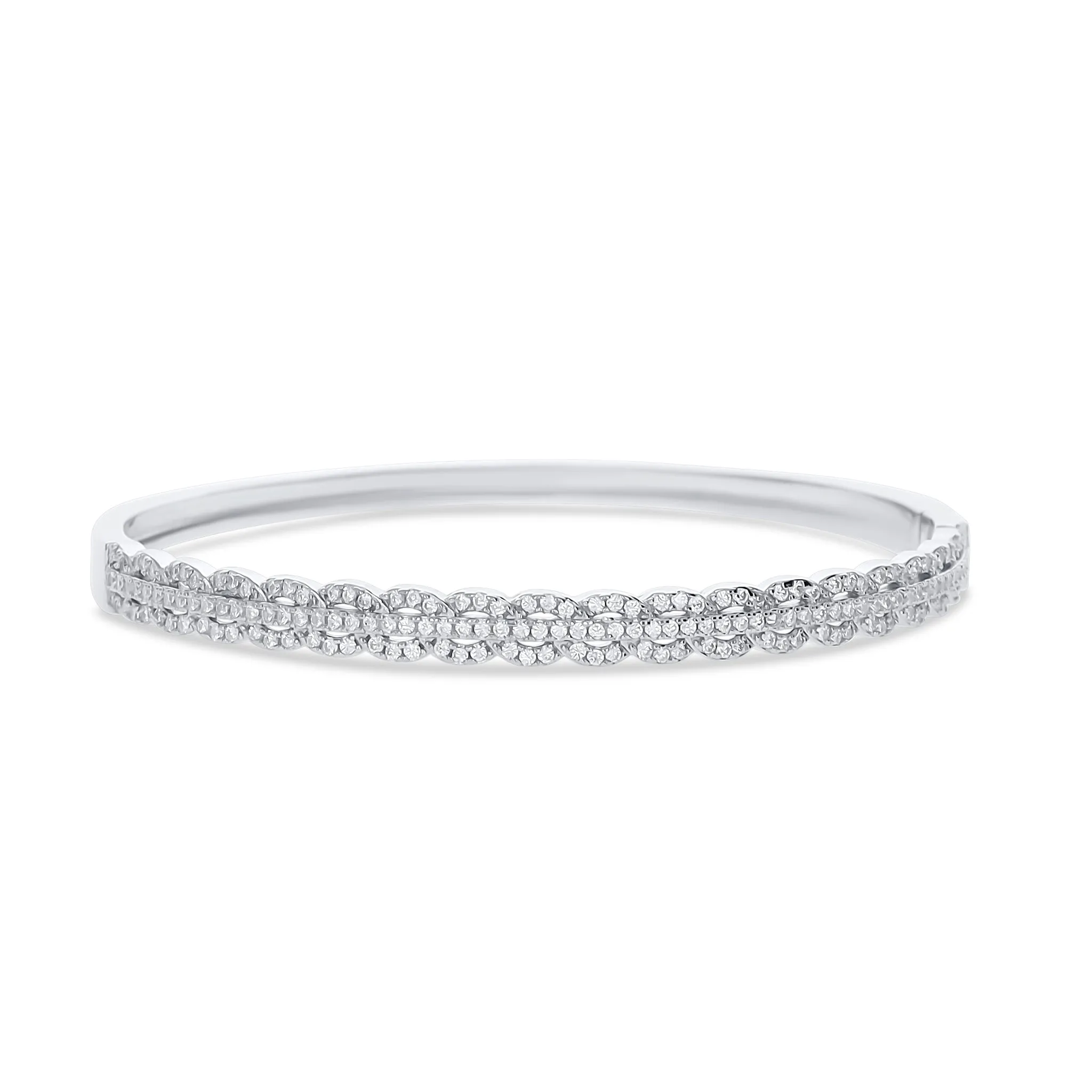 Scalloped Bangle Bracelet