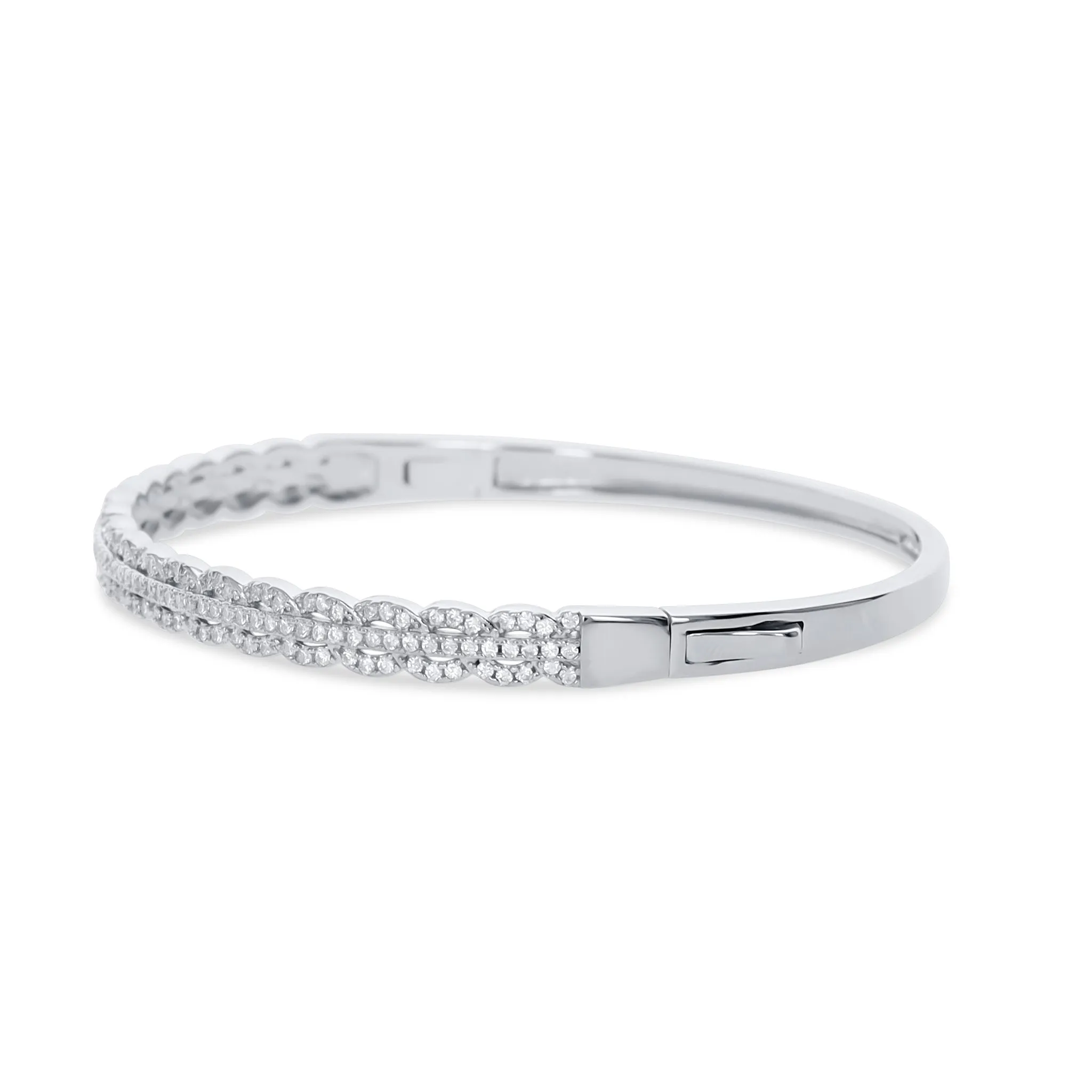 Scalloped Bangle Bracelet