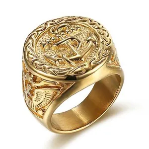 Sea Anchor Signet Ring