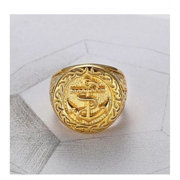 Sea Anchor Signet Ring
