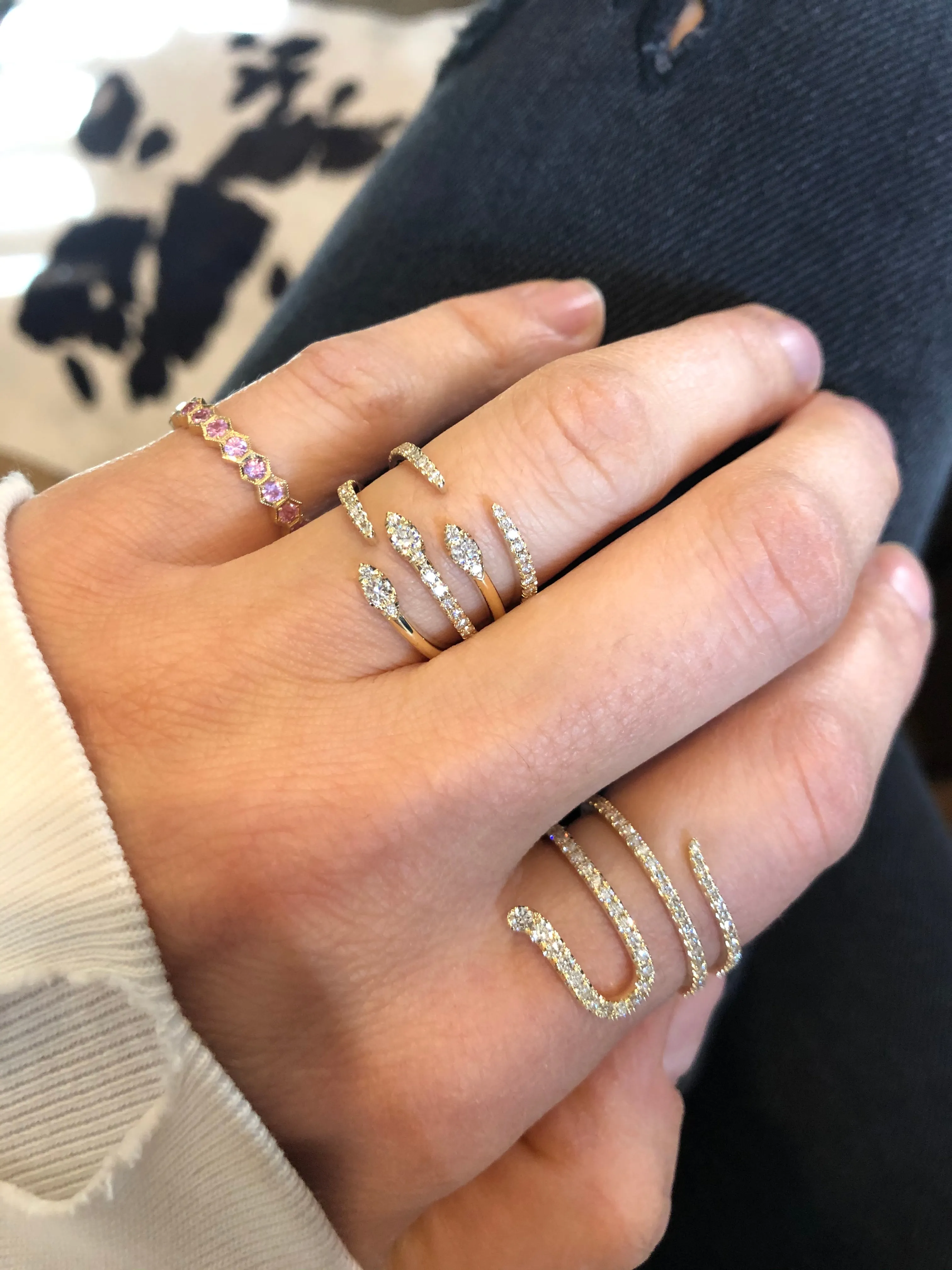 SERPENT DIAMOND RINGS