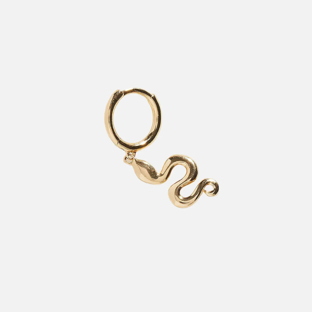 Serpent Ruby Huggie