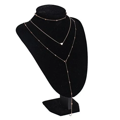 Sexy Sparkles y shaped necklaces for women Lariat Silver Tone
