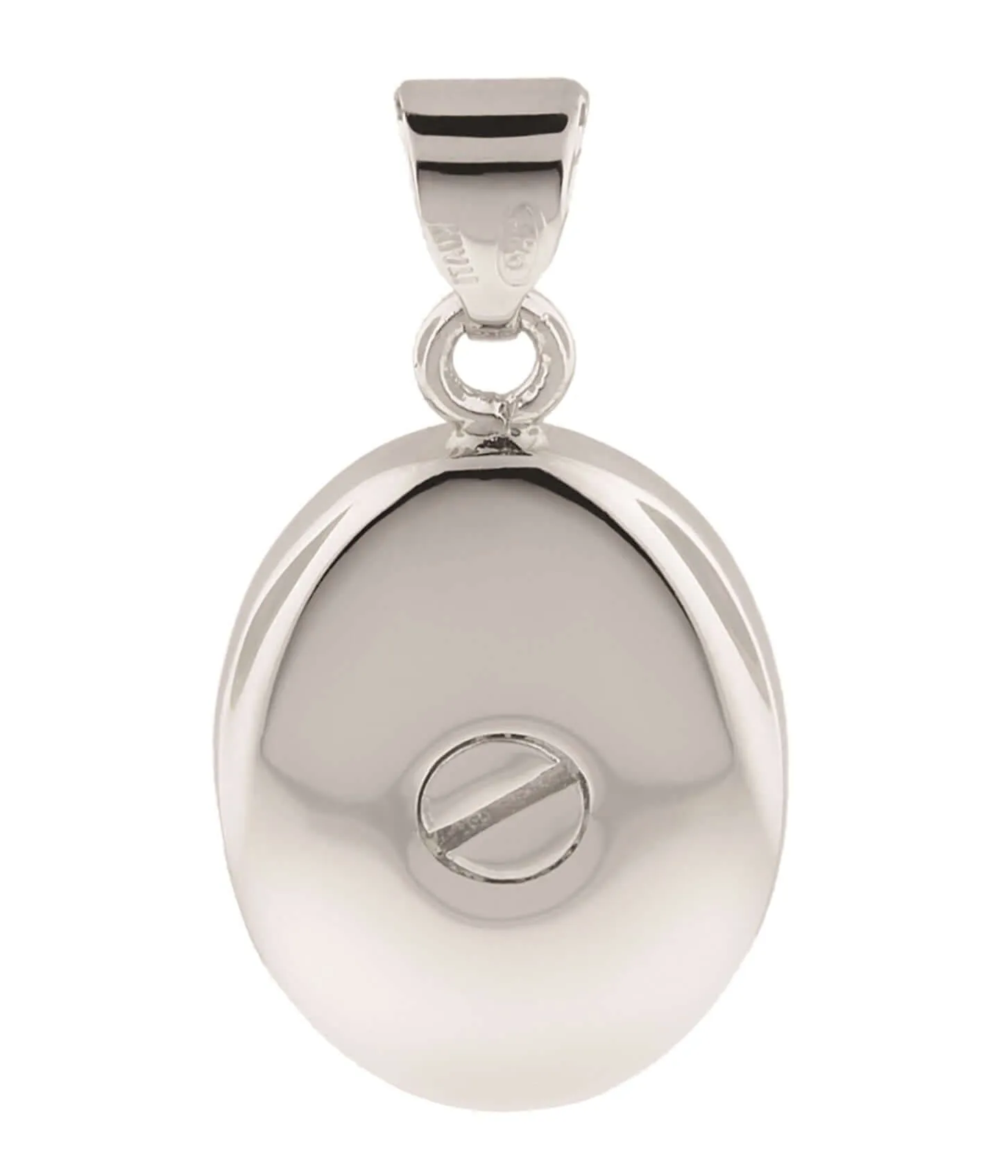 Silver Filigree Oval Locket Urn