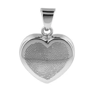 Silver Heart Pendant Urn