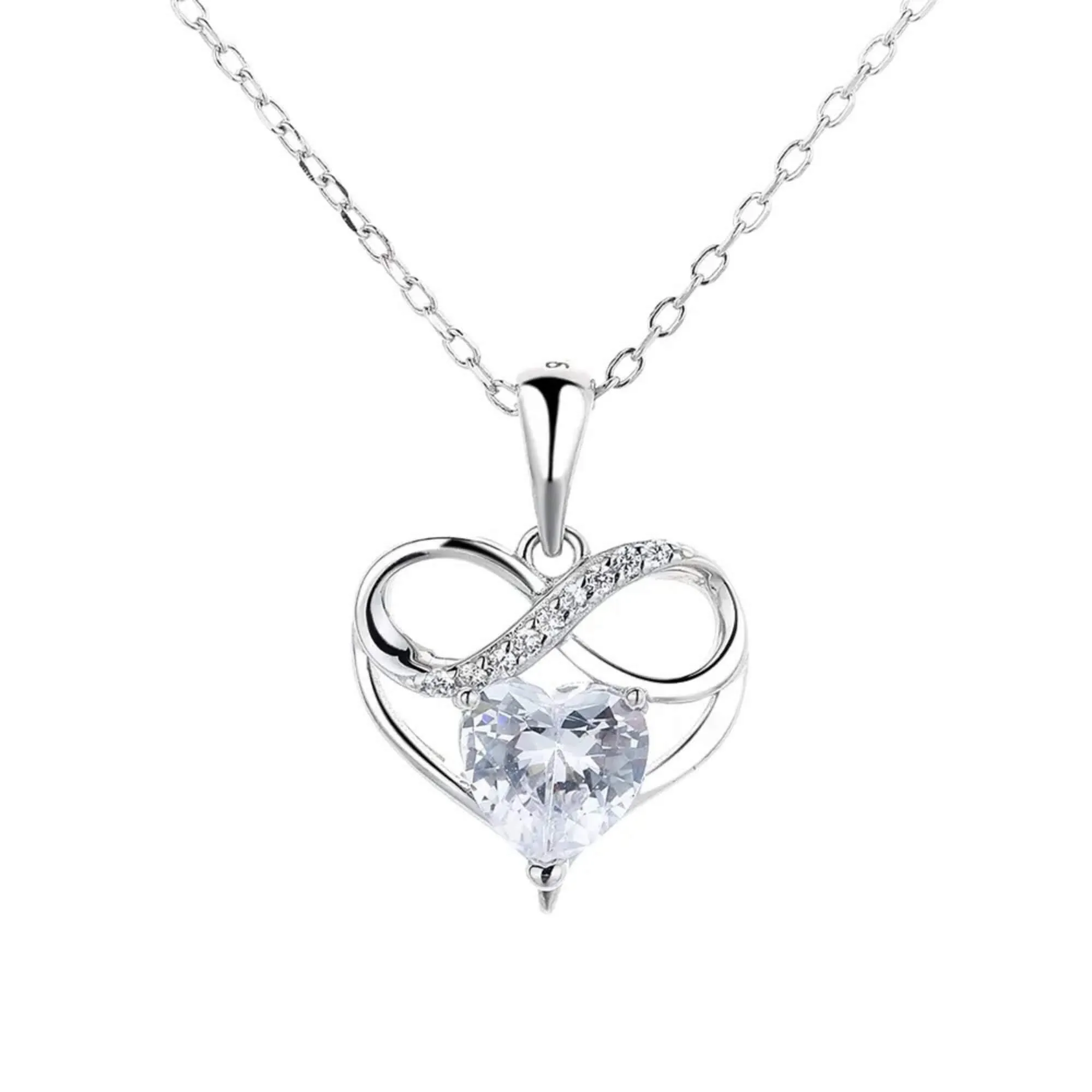 Silver Necklace "Infinite Love"