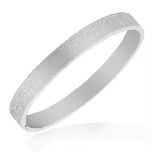 Silver Prayer Bangle