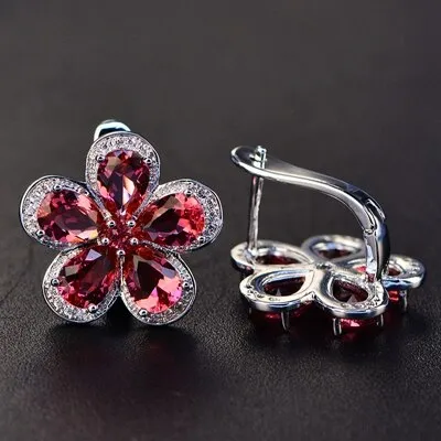Silver Set Ring, Earrings & Pendant "Flowers"