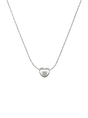 Silver Sweet Heart Necklace | Tiger Tree
