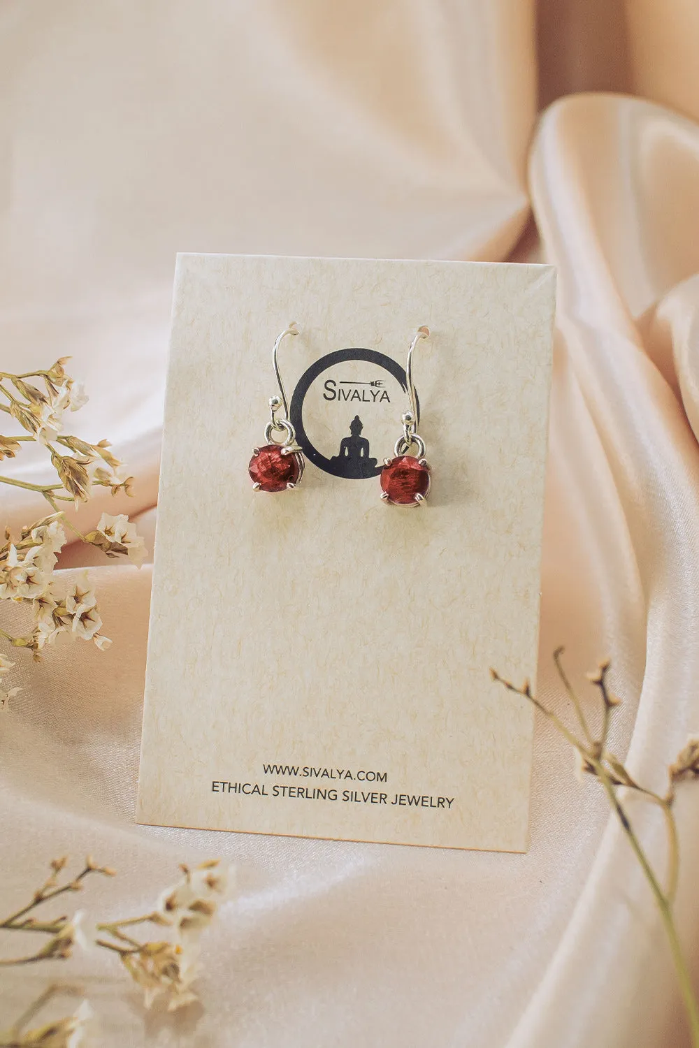 Sivalya Raw Ruby Earrings - Venus