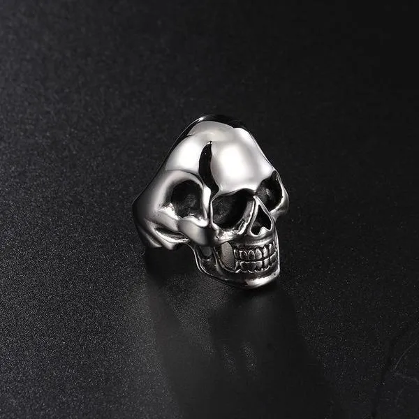 Smiling Skull Ring