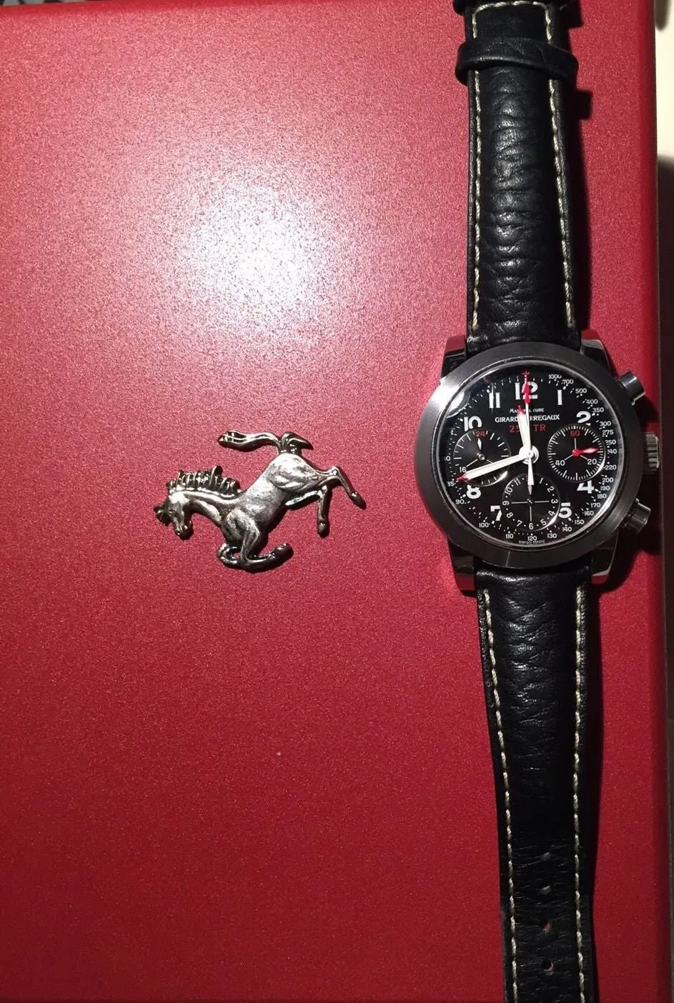 Sold!!! Girard-Perregaux Ferrari 250 TR Testarossa 8090 Limited Edition Men's Watch Box