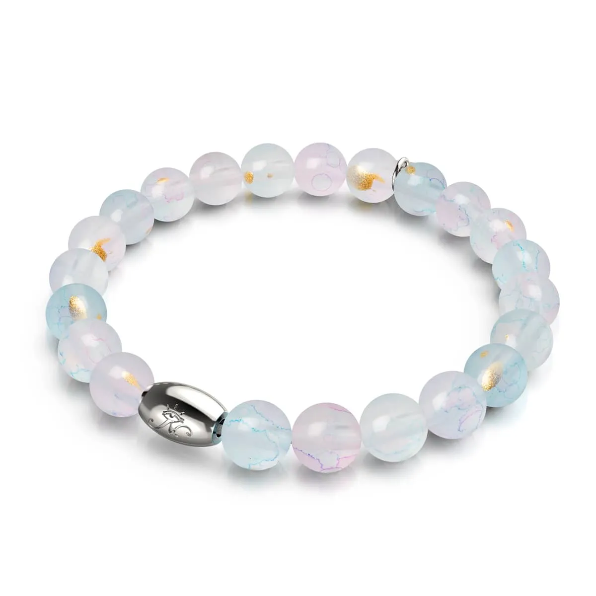 Spring Breeze | .925 Sterling Silver | Aurum Glass Bracelet