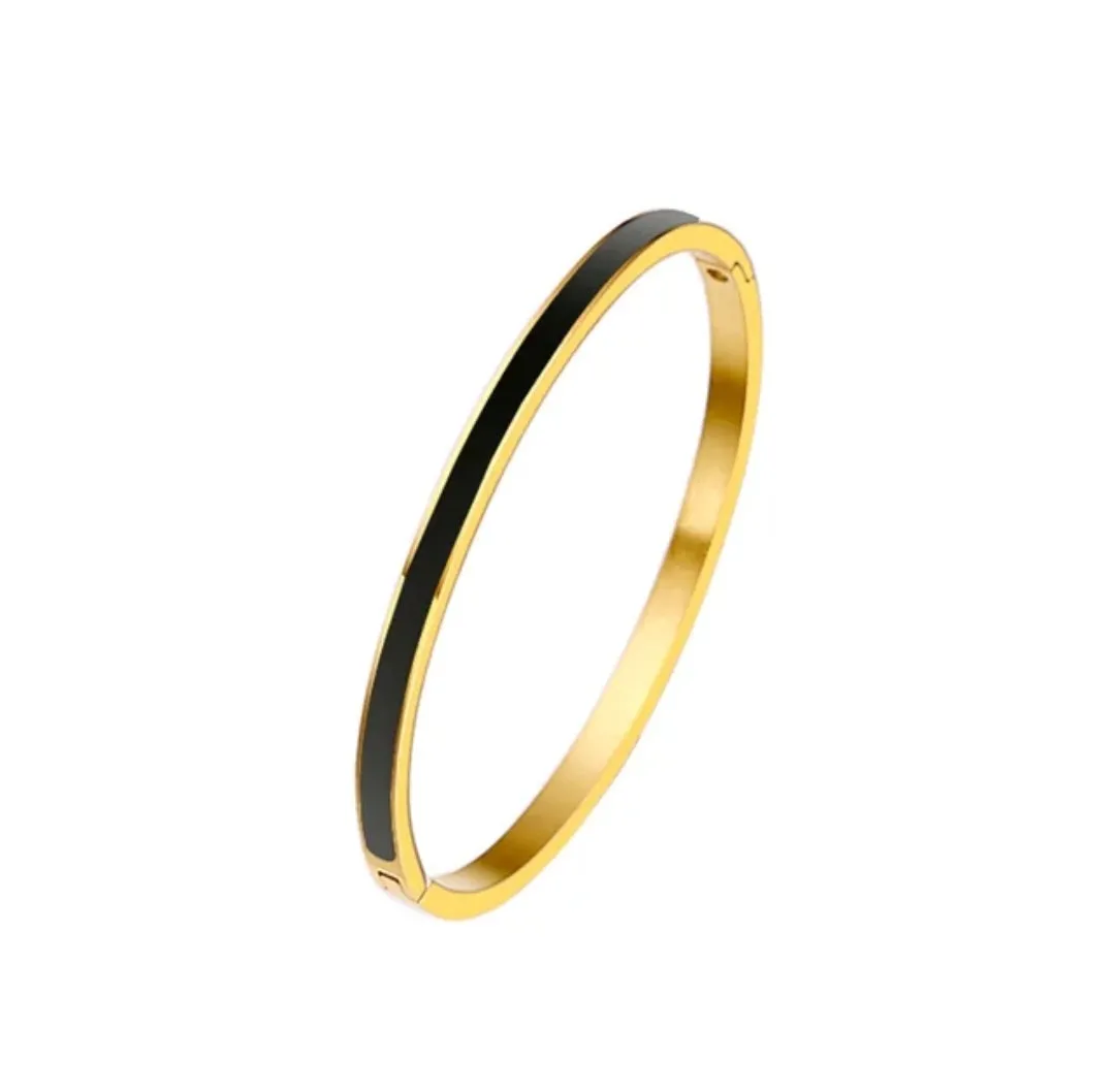 Stackable Enamel Bracelet Bangle Zirconite. 852B100