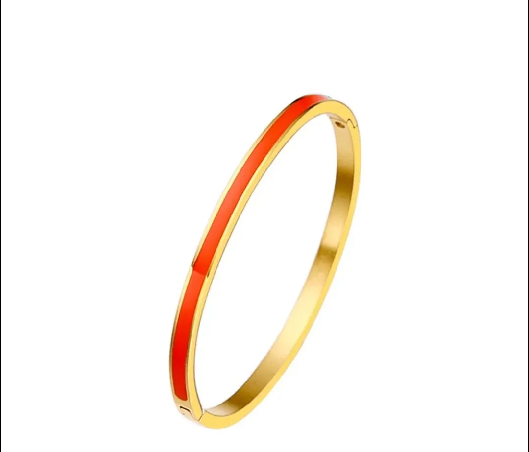 Stackable Enamel Bracelet Bangle Zirconite. 852B100