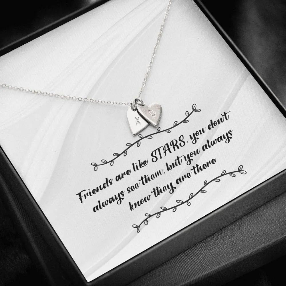 Star Friends Heart Charm Necklace