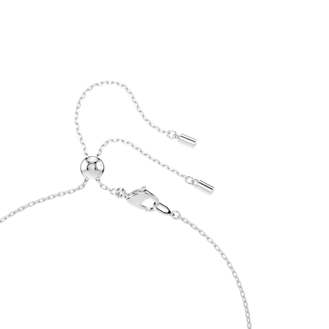 Swarovski Ariana Grande x Swarovski Y Necklace Crystal pearl Mixed cuts Heart White Rhodium plated