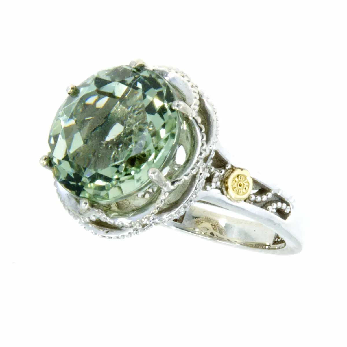 Tacori Crescent Gem Ring with Prasiolite Quartz