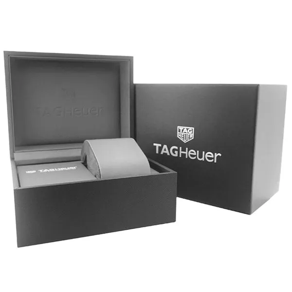 Tag Heuer Carrera Calibre 5 Brown Alligator Leather Strap Blue Dial Automatic Watch for Gents - WAR201E.FC6291