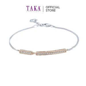 TAKA Jewellery Cresta Diamond Bracelet 18K