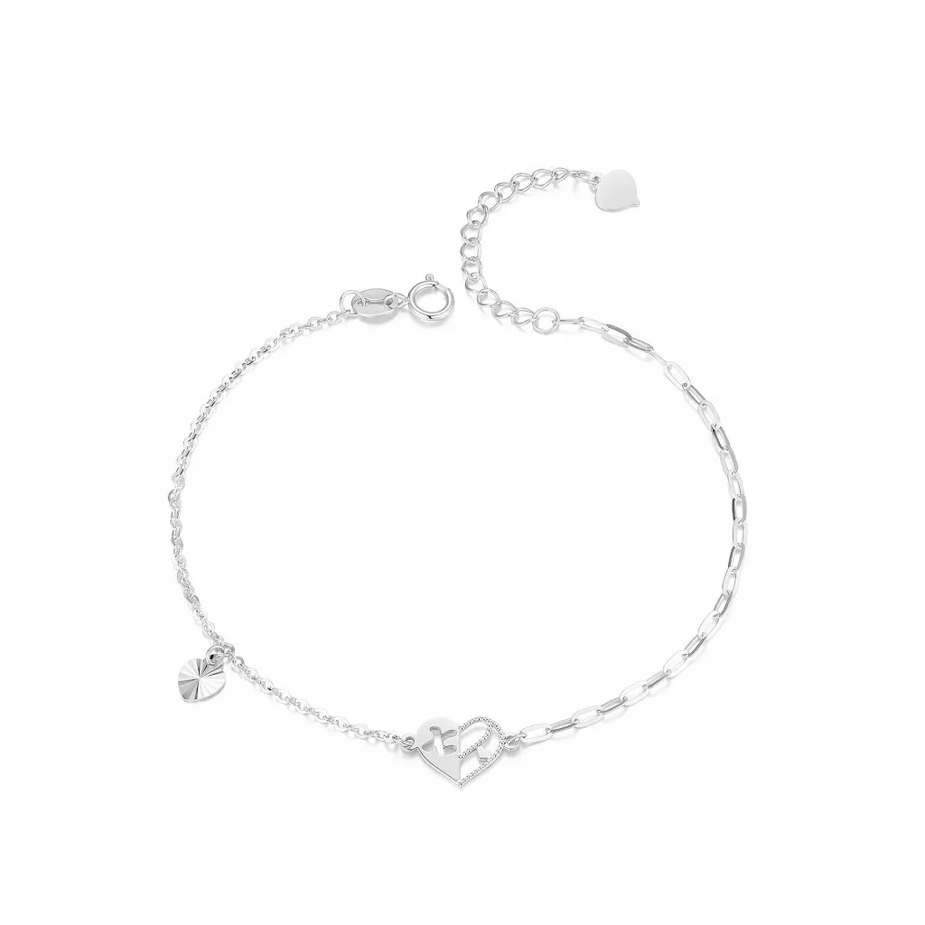 TAKA Jewellery Dolce 18K Gold Bracelet Heart
