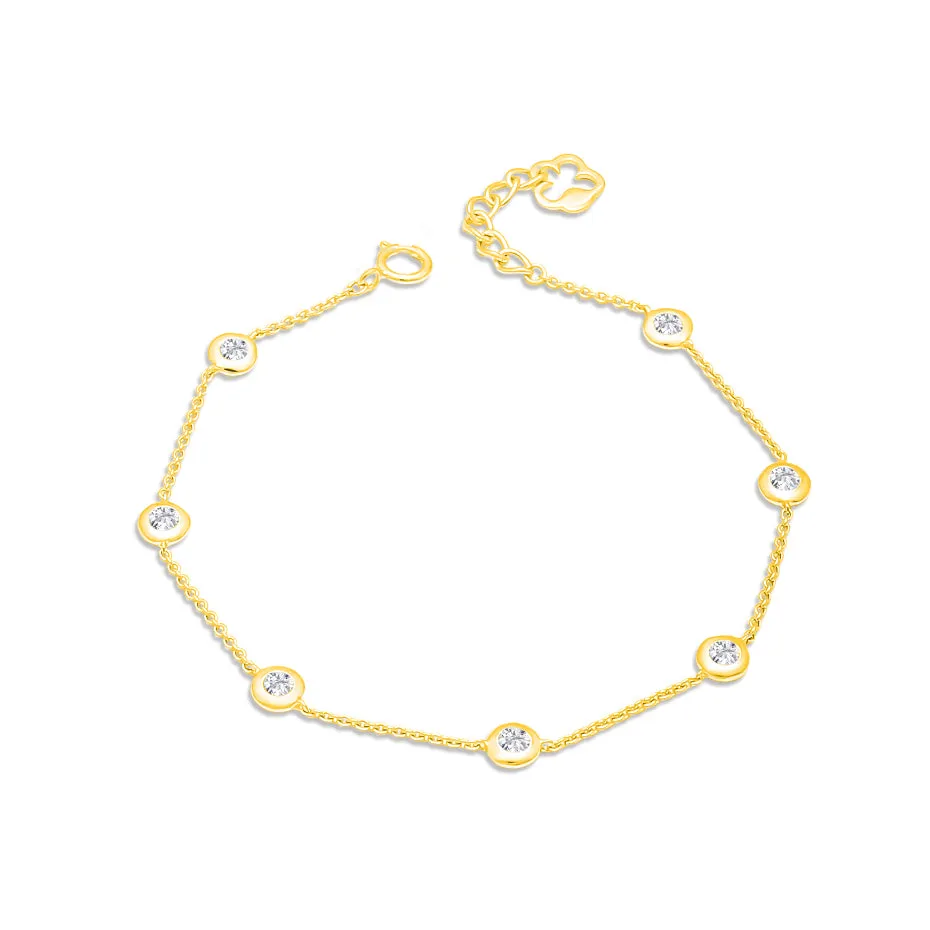 TAKA Jewellery Stellar Diamond Bracelet 9K