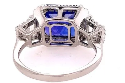 Tanzanite and Diamond Ring