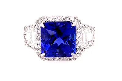 Tanzanite and Diamond Ring