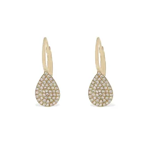 Teardrop Diamond Earrings