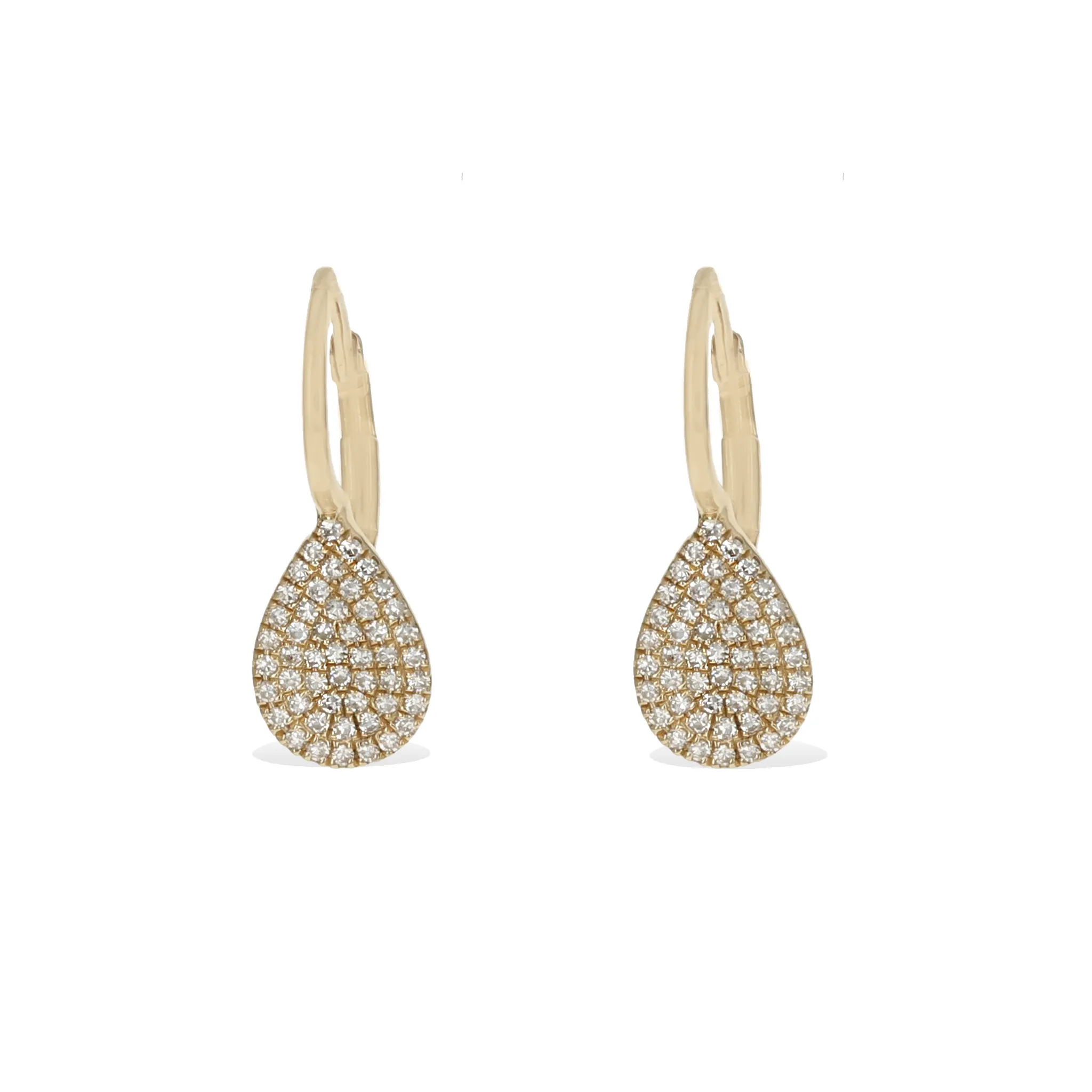 Teardrop Diamond Earrings
